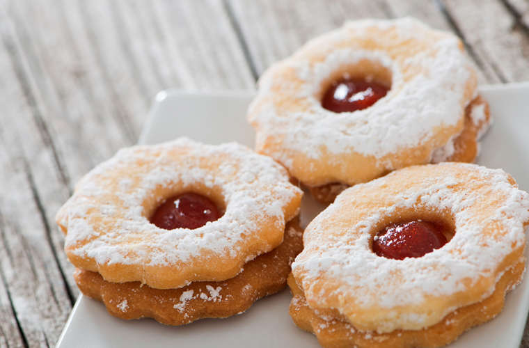 Linzer Cookies with HERO Red Currant