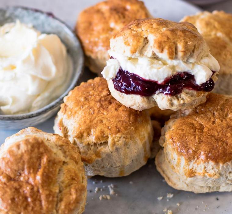 Creamy Scones with Hero Red Currant